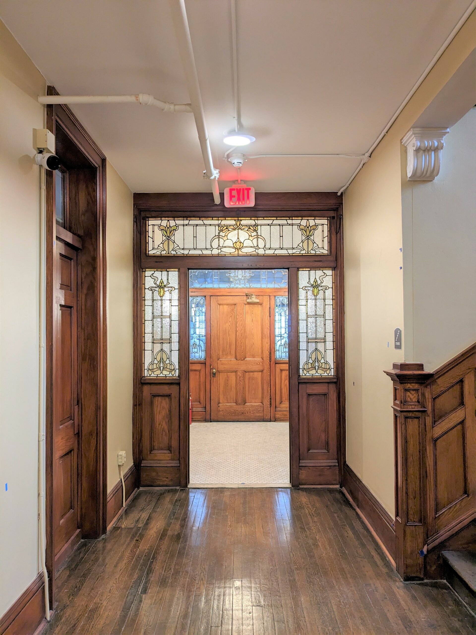 Rectory – hall to front door | Belmont Housing Resources